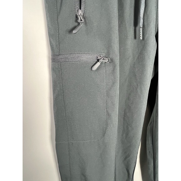 LJBJN Women's Lightweight Athleisure Pants Sz M Gray Pockets Gorp‎ Core Casual - Picture 4 of 8